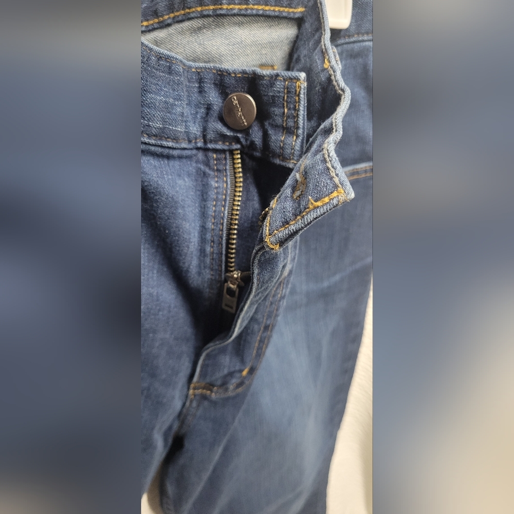 Carhartt Men's Relaxed Fit Dark Blue Jeans - Picture 7 of 8